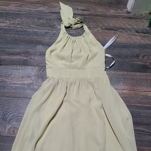 Sage green bridesmaid dress